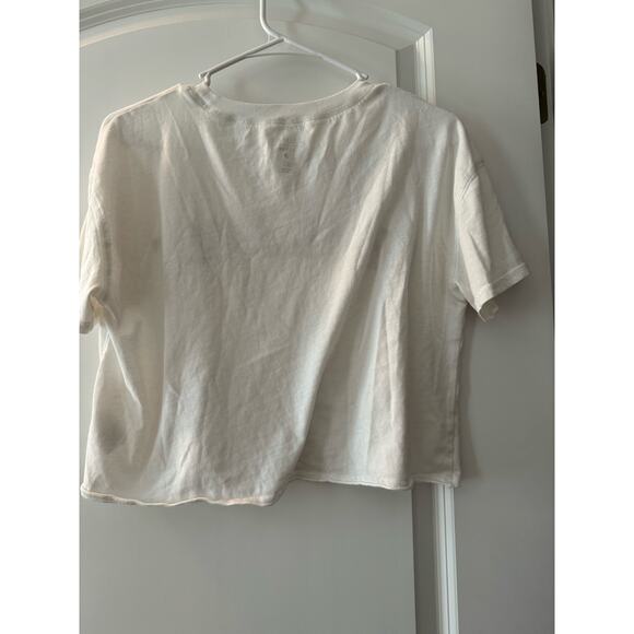 ZSupply Activewear Vintage Gym & Juice Cropped Tee Size XS cotton knit - Picture 5 of 5